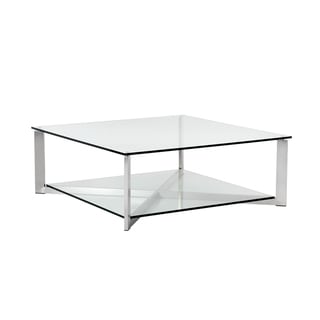 Xavier Coffee Table Square - Silver