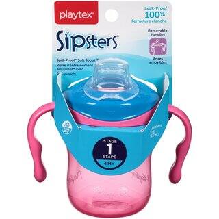 Playtex Baby Discover Our Best Deals At Playtex Blue Pink Sipsters Stage 1 Soft Spout 6 Ounce Cup