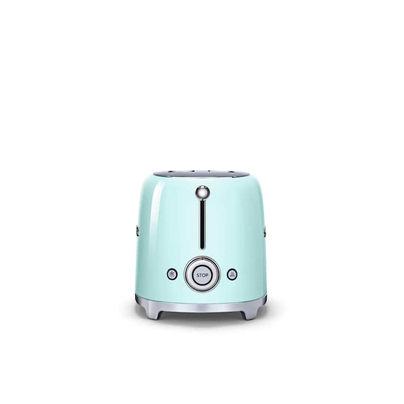 Smeg 50's Retro Style Aesthetic 2 Slice Toaster Pastel Green