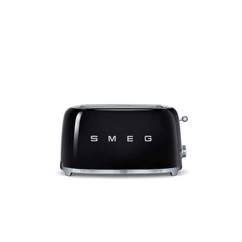 Smeg Black '50s-style 4-slice Toaster