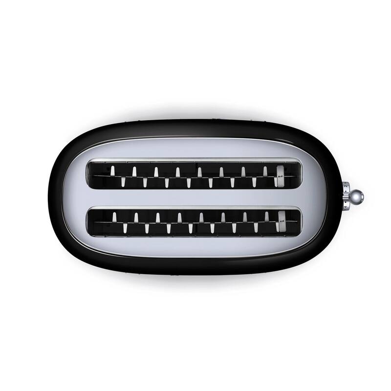 Smeg Black '50s-style 4-slice Toaster