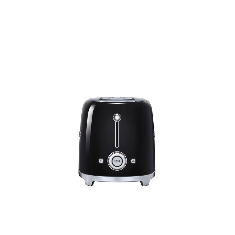 Smeg Black '50s-style 4-slice Toaster