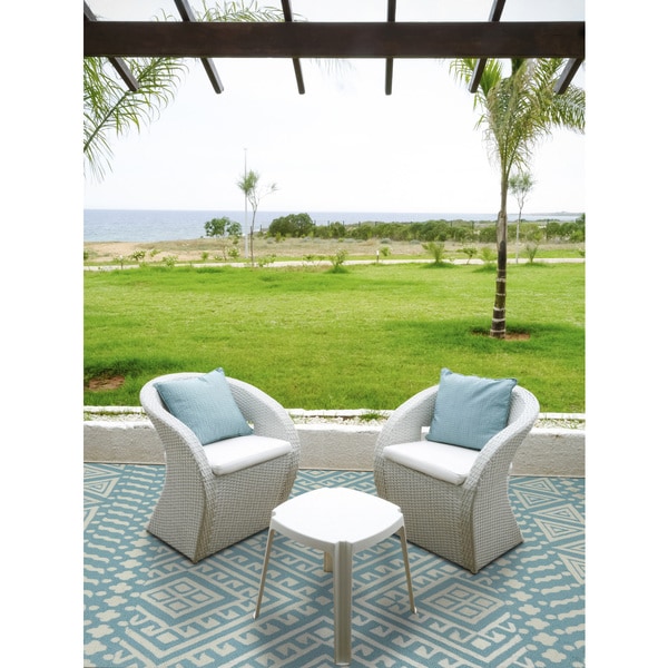 San Mateo Aqua Multi Purpose Indoor Outdoor Rug 5 X 7 6 San Mateo Aqua Multi Purpose Indoor Outdoor Rug 5 X27