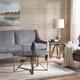 Madison Park Kayden Antique Bronze End Table