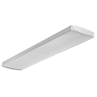 Lithonia Lighting White Led Curved 4-foot Ceiling Light - Bed Bath 