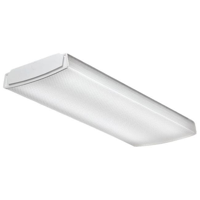 Lithonia Lighting White LED Curved 2-Foot Ceiling Light