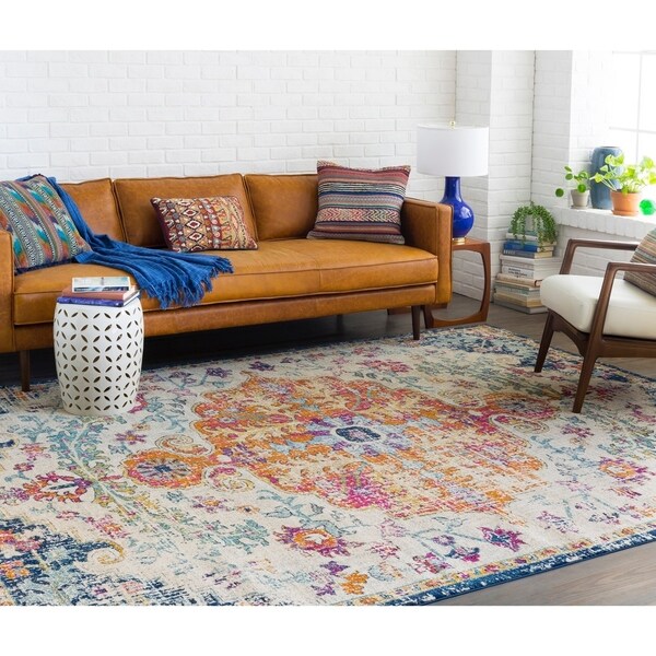 Shop Caressa Bright Vintage Boho Area Rug - 9'3 x 12'6 ...