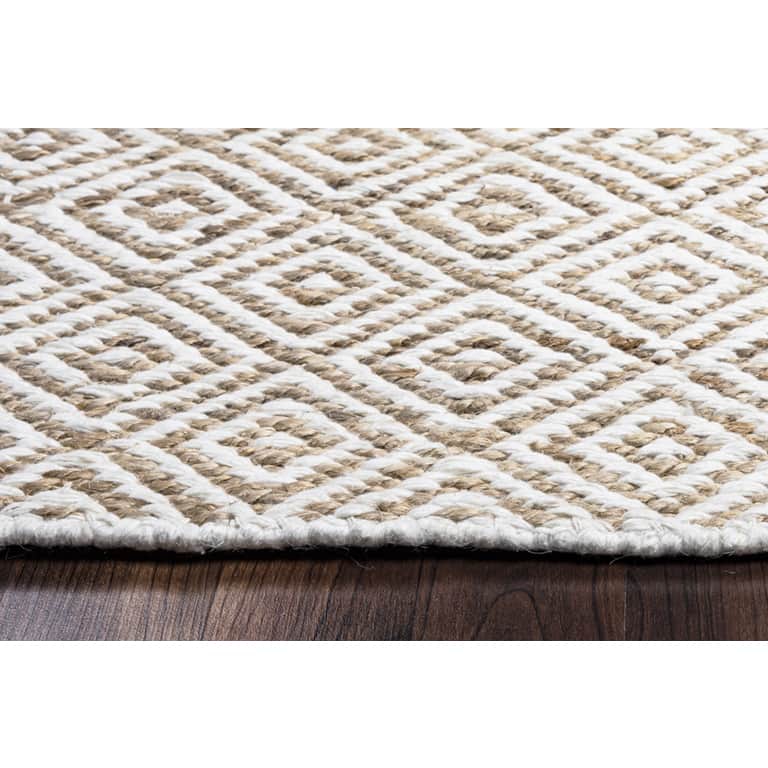Alora Decor Harlem Collection Beige Diamond Rug