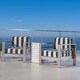 Cape Coral Outdoor Chat Set with C-Shaped Table by Christopher Knight Home - Thumbnail 12