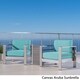Cape Coral Outdoor Chat Set with C-Shaped Table by Christopher Knight Home - Thumbnail 22