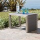 Cape Coral Outdoor Chat Set with C-Shaped Table by Christopher Knight Home - Thumbnail 3