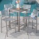 Cape Coral Outdoor 5-piece Aluminum Square Bar Set by Christopher Knight Home - Thumbnail 20