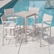 Cape Coral Outdoor 5-piece Aluminum Square Bar Set by Christopher Knight Home - Thumbnail 13