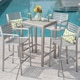 Cape Coral Outdoor 5-piece Aluminum Square Bar Set by Christopher Knight Home - Thumbnail 21