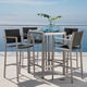 Cape Coral Outdoor 5-piece Aluminum Square Bar Set by Christopher Knight Home - Thumbnail 17