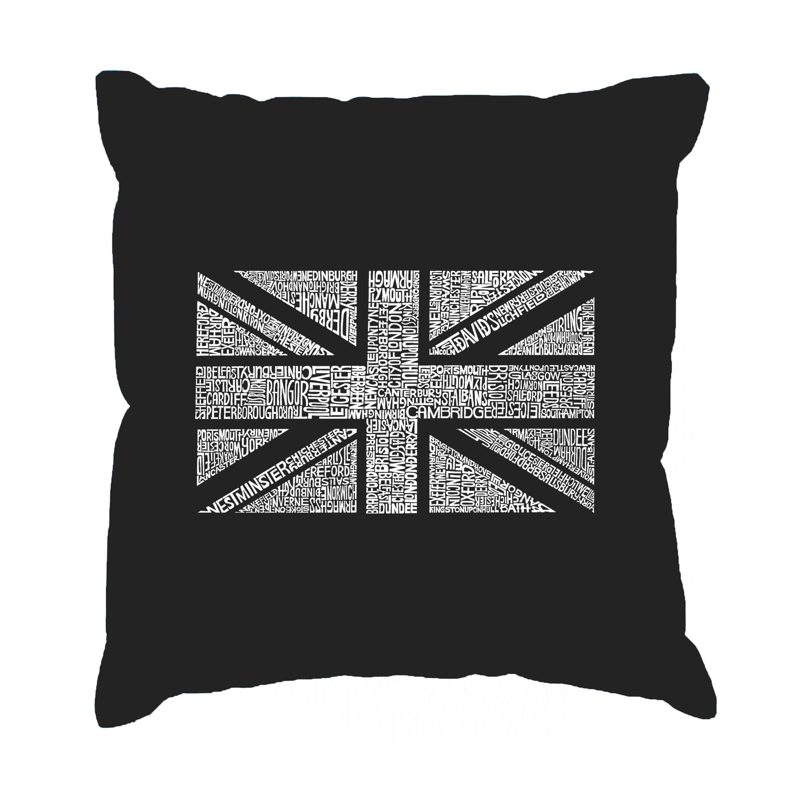Shop La Pop Art 17 Inch Throw Pillow Cover Union Jack Free