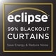 preview thumbnail 14 of 62, Eclipse Kendall Blackout Window Tie-up Shade