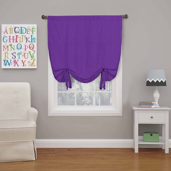Purple Tie Up Shade Für Kleine Fenster Window Valance Balloon Blind 5 Größen 