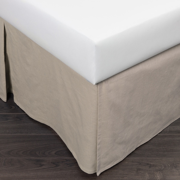 Paige Khaki Queen 18-inch Drop Bed Skirt