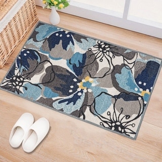 Modern Floral Non-slip Area Rug