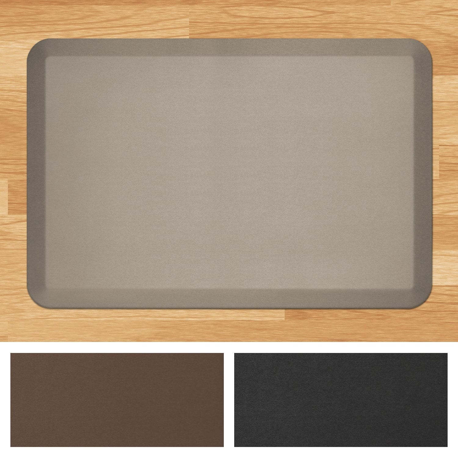 Newlife by GelPro Designer Comfort Kitchen Mat - 20x48 - Grasscloth Khaki