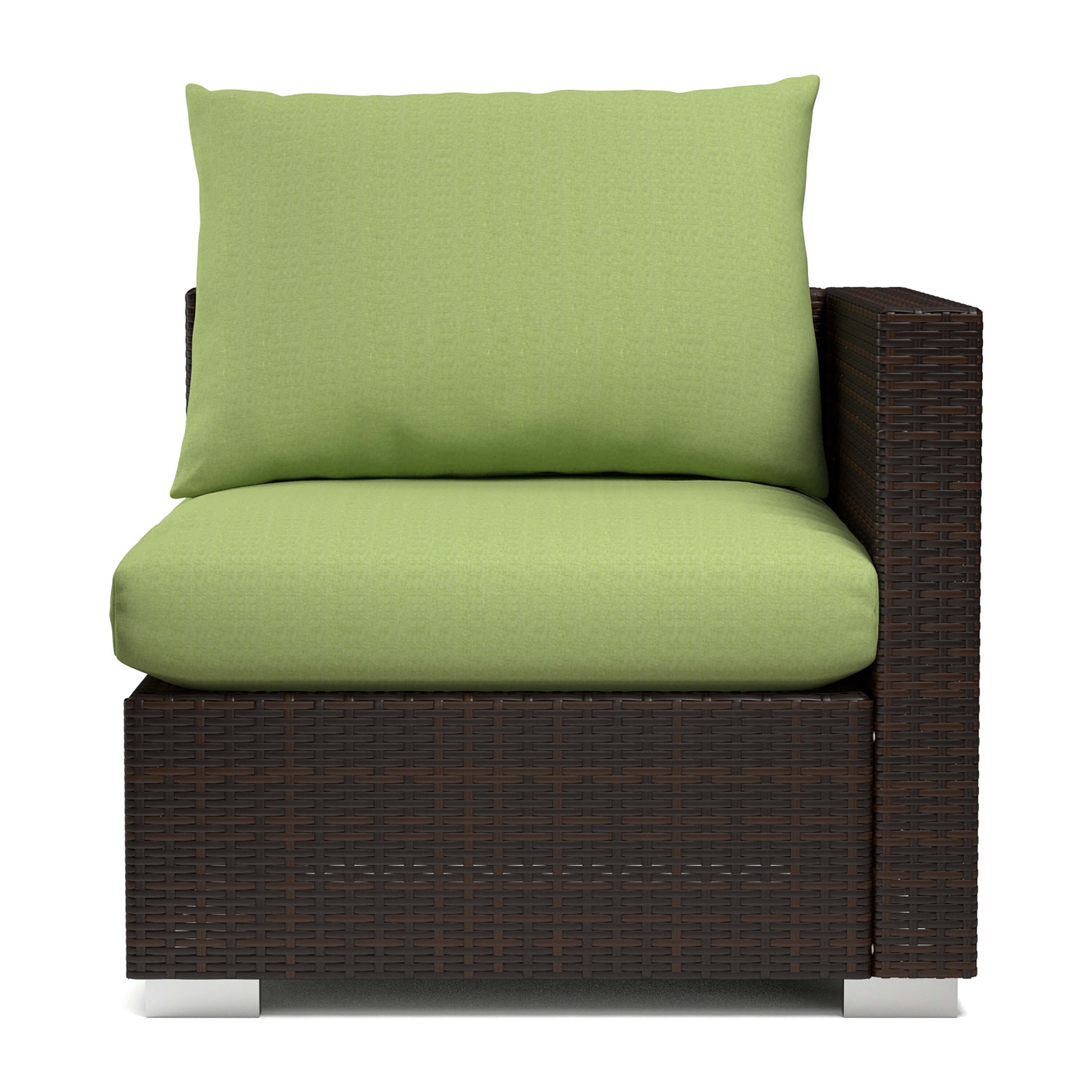 Handy Living Aldrich Indoor/ Outdoor Rattan Corner Chair with ... Handy Living Aldrich Indoor/ Outdoor Rattan Corner Chair with ...
