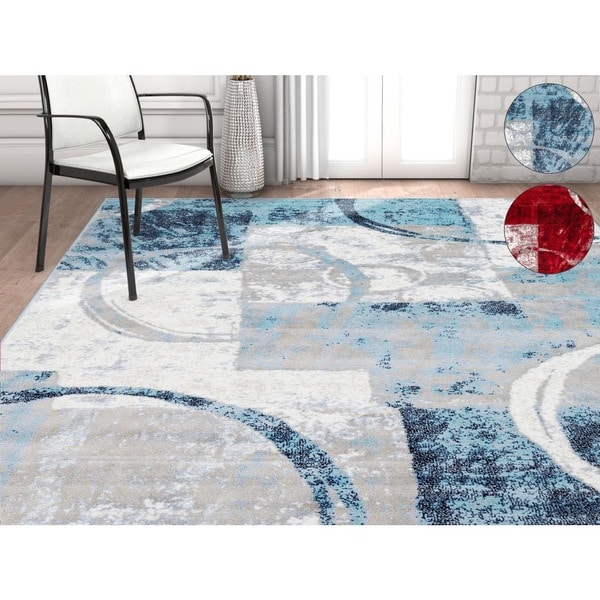 Well Woven Modern Geometric Scrolls Area Rug 7 10 X 9 Well Woven Modern Geometric Scrolls Area Rug 7 X27