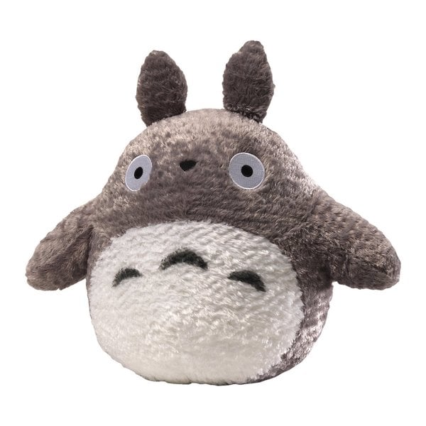 Fluffy 13-inch Grey Totoro Plush
