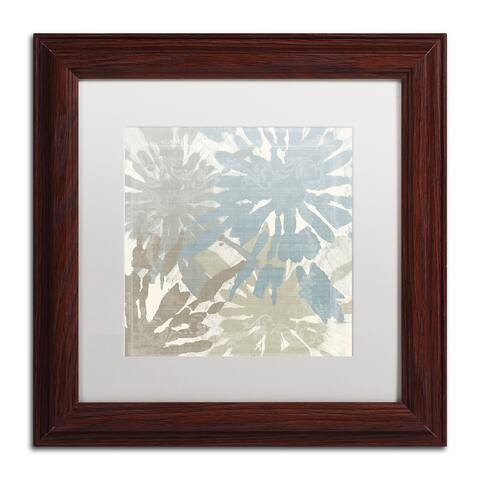 Color Bakery 'Beach Curry II' Matted Framed Art - Off-White