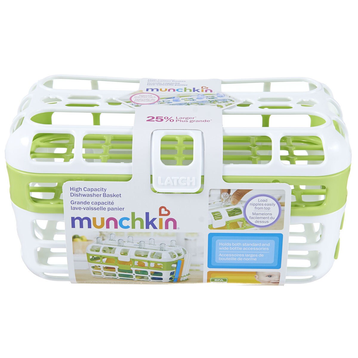 munchkin high capacity dishwasher basket