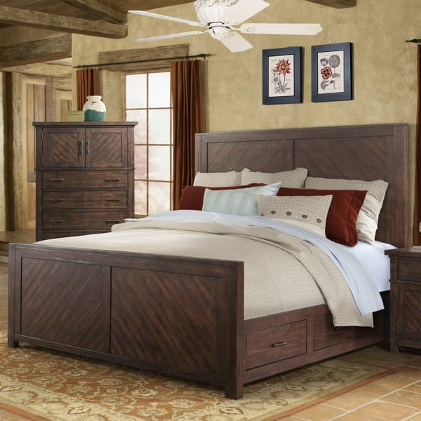 Picket House Furnishings Dex King Platform Storage Bed - Bed Bath ...