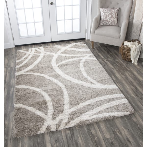 Alora Decor Midnight Collection Circles Rug