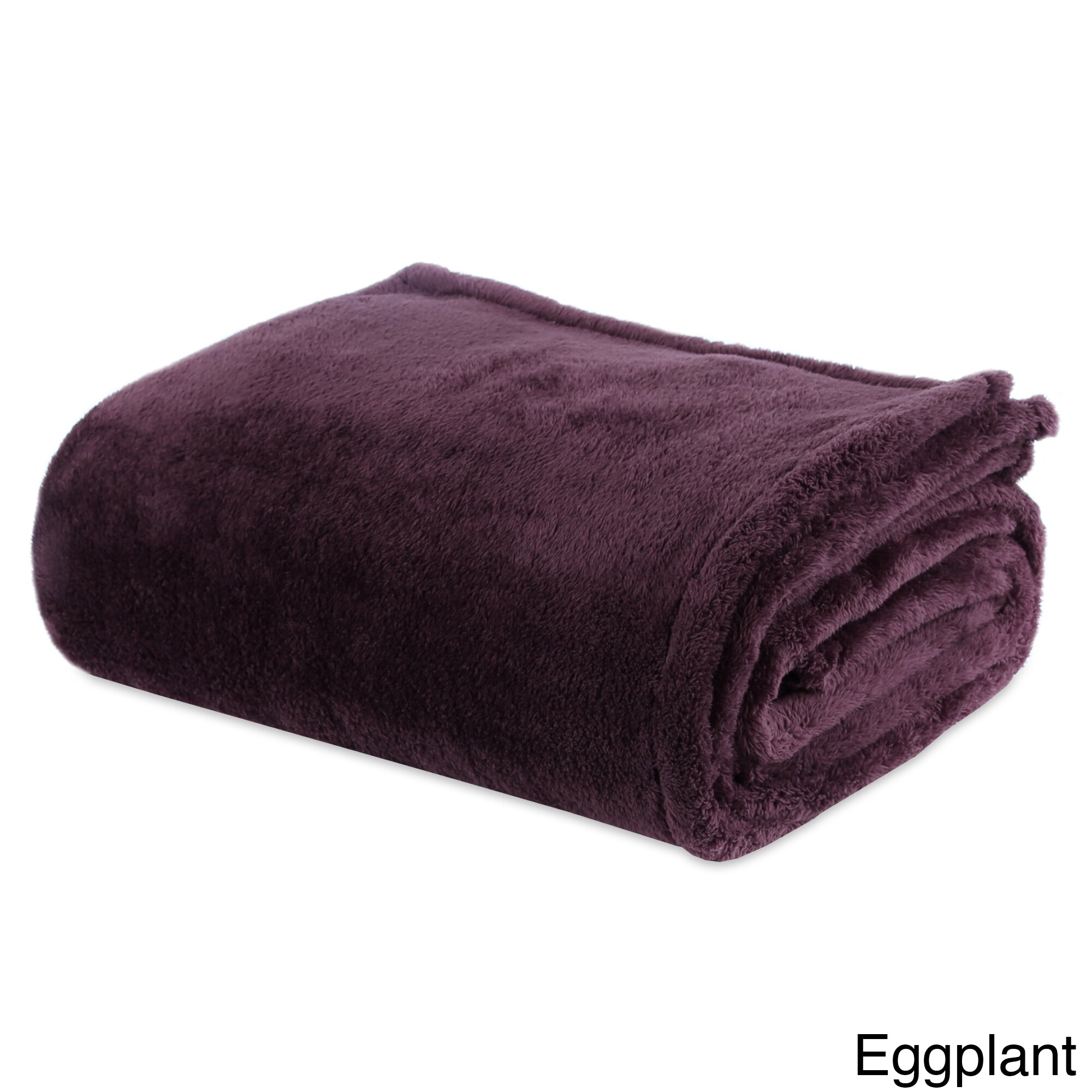 Berkshire Blanket VelvetLoft Ultra Soft Luxury Plush Blanket King Eggplant Berkshire Blanket VelvetLoft Ultra Soft Luxury Plush Blanket King Eggplant