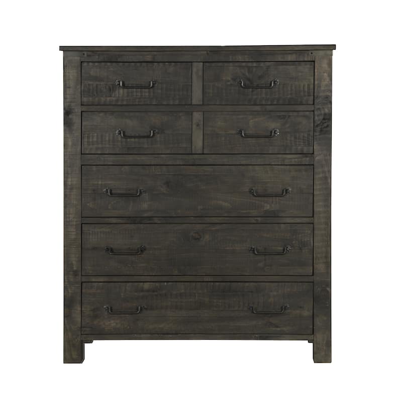 Weathered Charcoal Abington 5 Drawer Chest