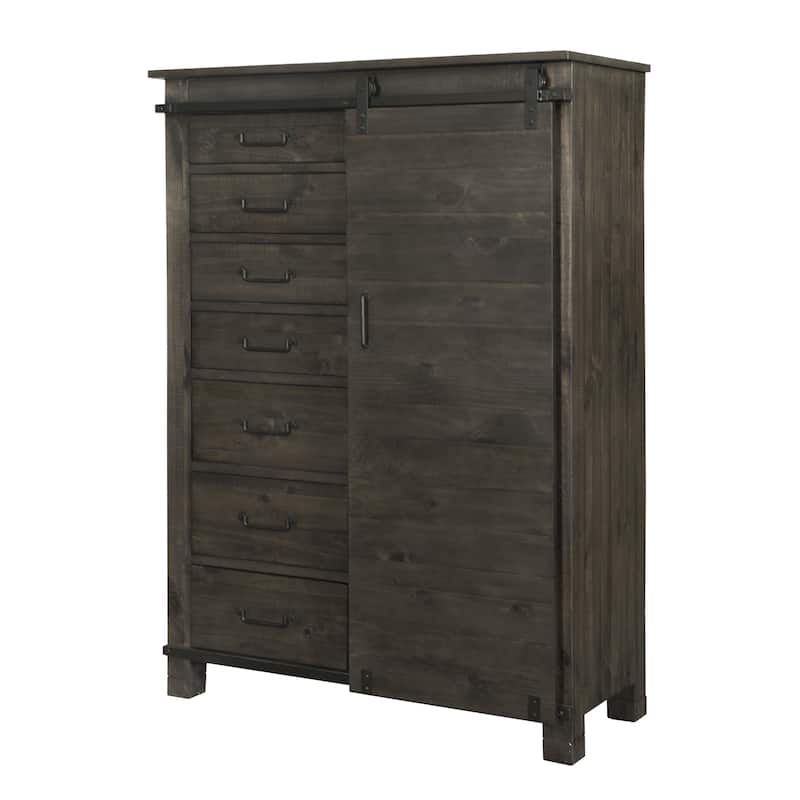 Abington Door Chest in Weathered Charcoal