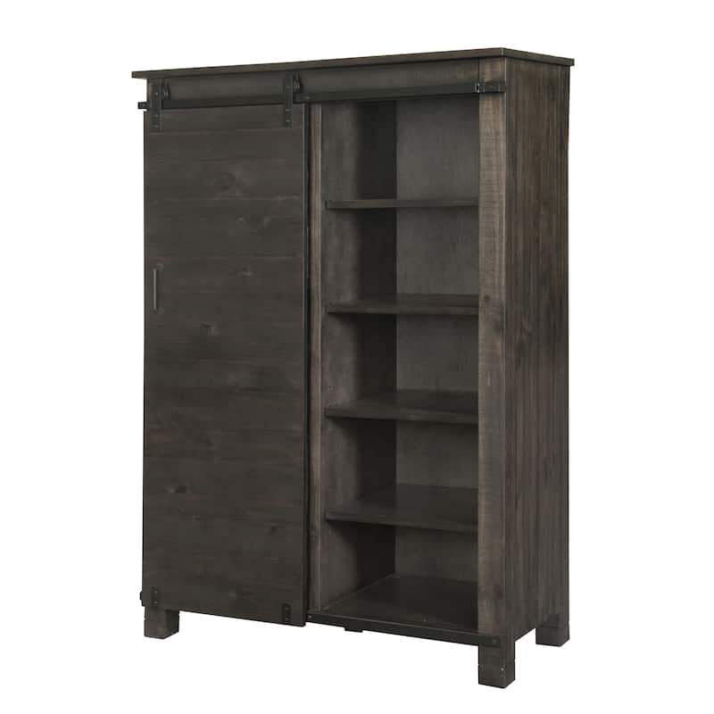 Abington Door Chest in Weathered Charcoal