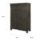 preview thumbnail 4 of 2, Abington Door Chest in Weathered Charcoal