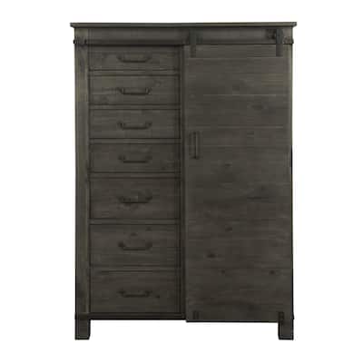 Abington Door Chest in Weathered Charcoal