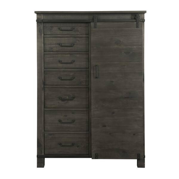 slide 2 of 4, Abington Door Chest in Weathered Charcoal