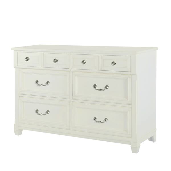 Shop Brookefield 6 Drawer Cotton White Dresser Overstock 14743181