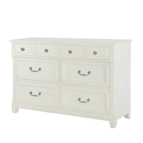 Shop Brookefield 6 Drawer Cotton White Dresser Overstock 14743181