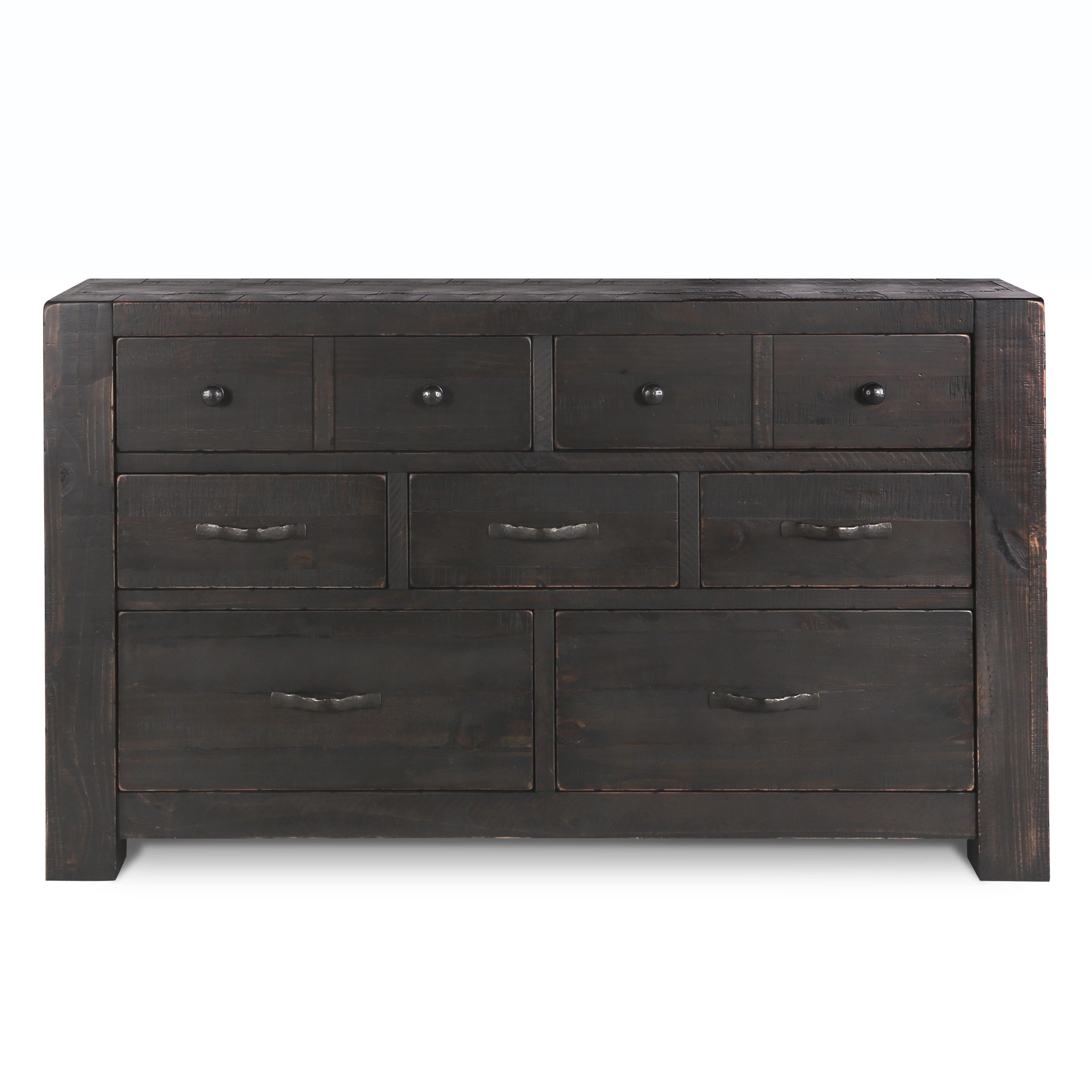 Shop Easton Dark Chocolate Brown 7 Drawer Dresser Overstock