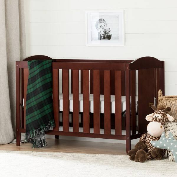 Shop South Shore Angel Crib With Toddler Rail Overstock 14745195