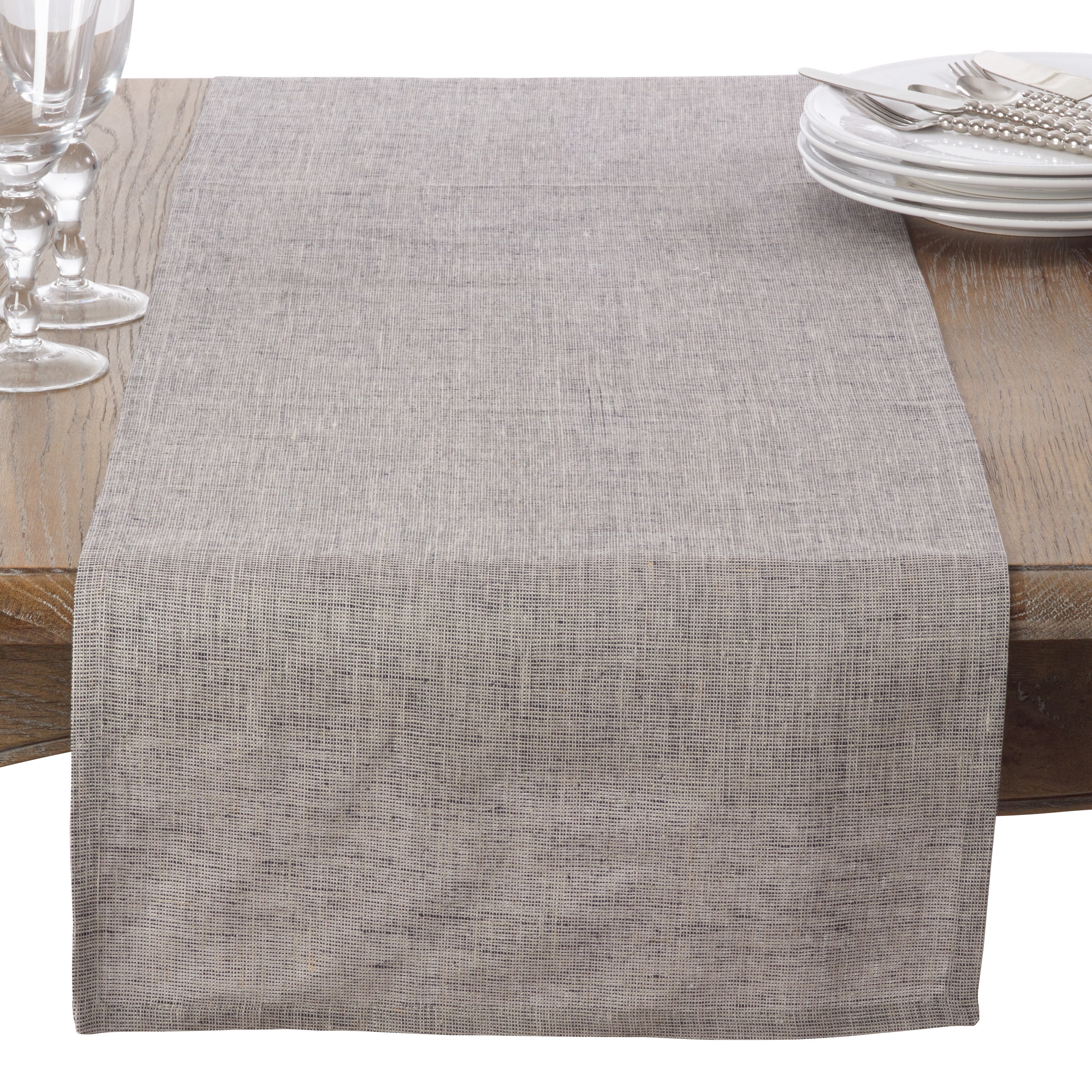 Heavy Denier Linen Table Runner Tan eBay
