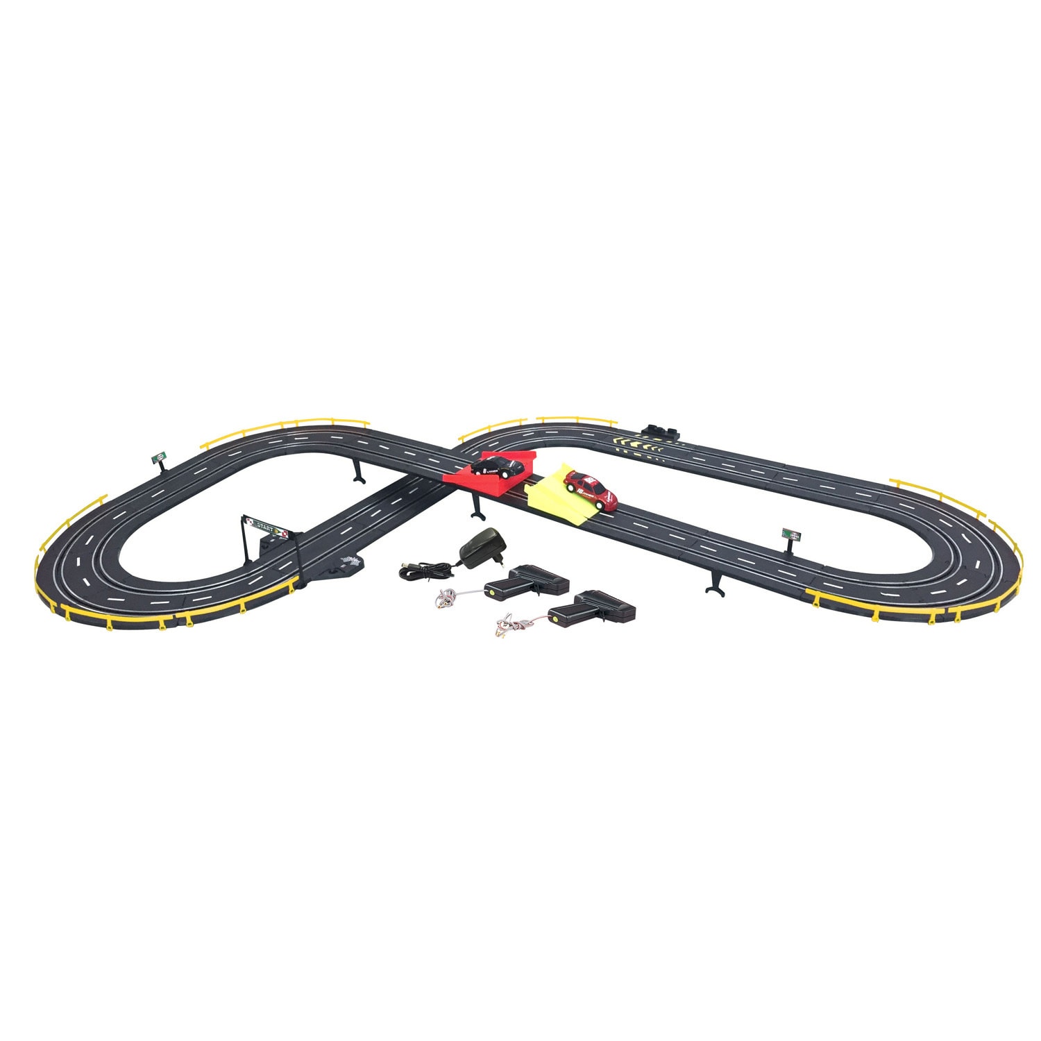 golden bright electric power stunt loop road racing set