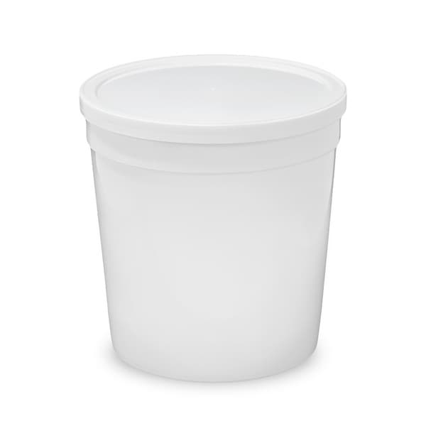 Shop ePackageSupply White Plastic 32-ounce Food-grade Tall Round ...