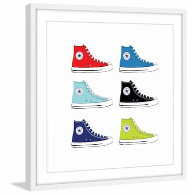 'Classic Kicks' Framed Painting Print