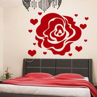 Sticker Rose mural