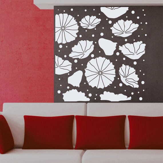 Shop Many Flowers Blossom Stickers Vinyl Decal Sticker Art Spa