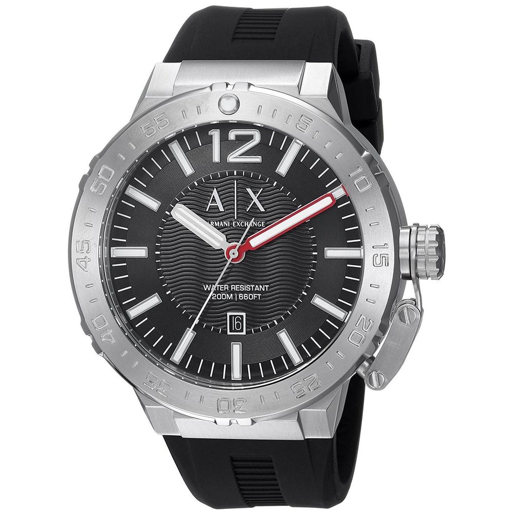 armani exchange watch waterproof